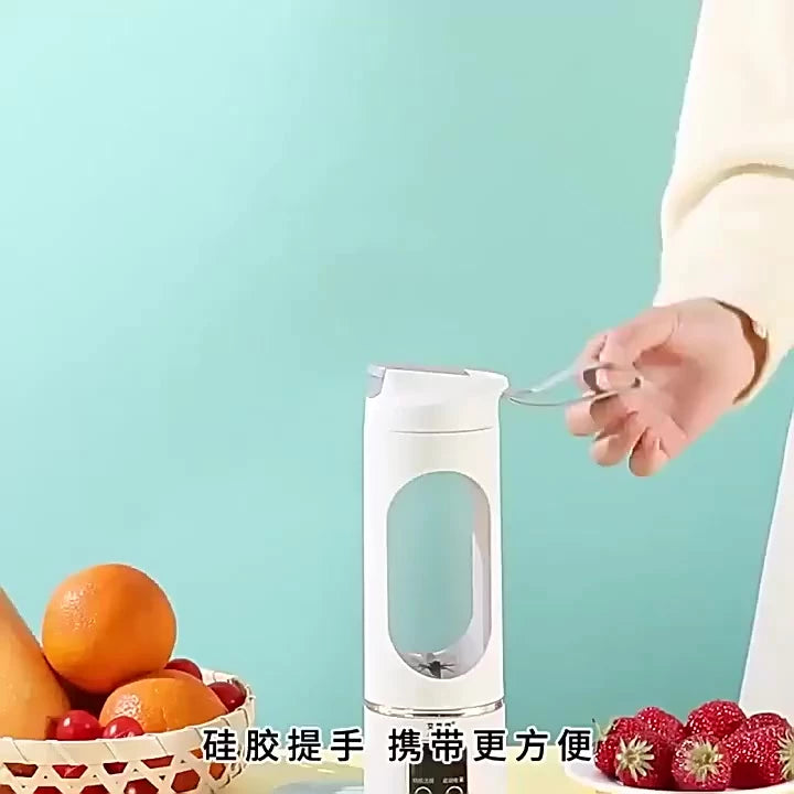 Mini Liquidificador Portátil Shake Take Juice Cup 8 Lâminas Recarregável