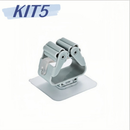 Kit 5 Suportes de Parede Adesivos para Vassouras e Rodos Premium