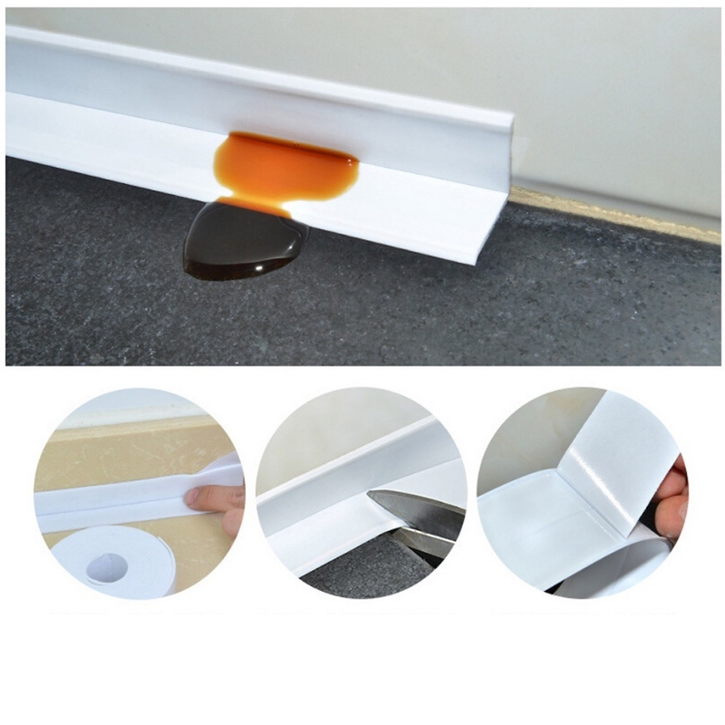 1/2/3/4 Fita Selante De Pvc À Prova D 'Água Para Cozinha / Banheiro / Banheira